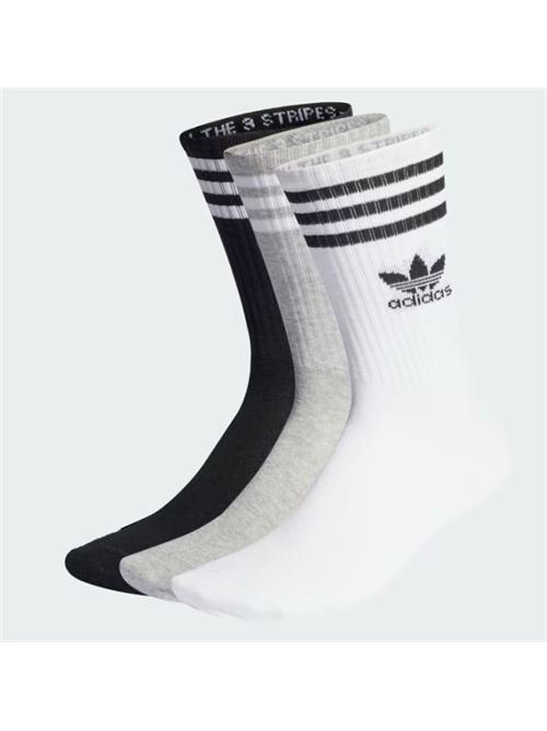 crew sock 3str ADIDAS ORIGINAL | IL5023WHI